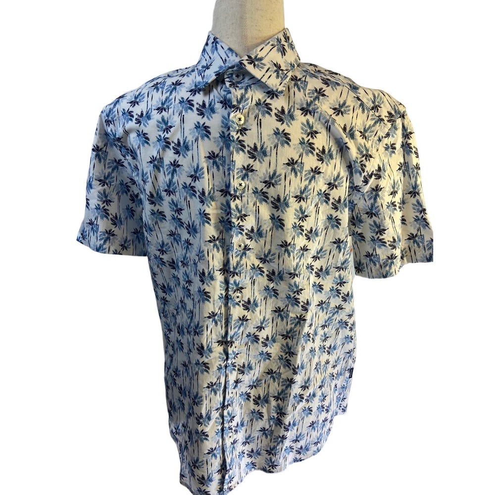 Stone‎ and Rose palm tree shirt Mens